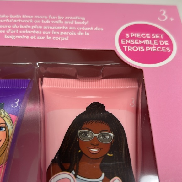 Barbie Bath Time Paint Set Including Paint Tubes & Paint Roller Stamp New Sealed - Picture 7 of 11